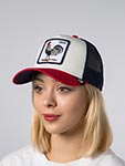 Бейсболка GOORIN BROTHERS арт. 101-2009 (кремовый / красный)